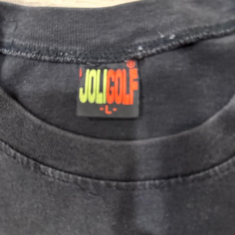 Vintage Joligolf Thailand Men's Black T-shirt - Picture 3 of 4